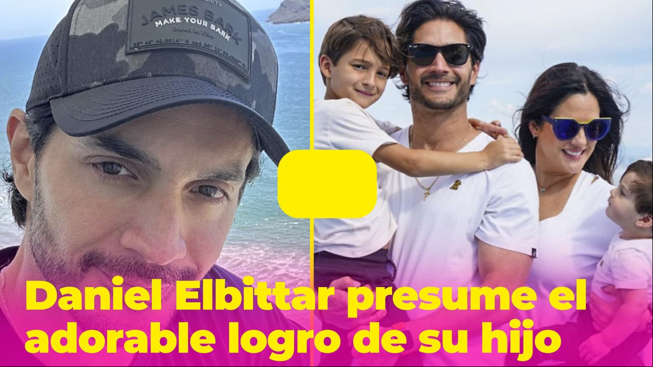 Daniel Elbittar presume un adorable logro de su hijo menor: "Que se preparen en casa"