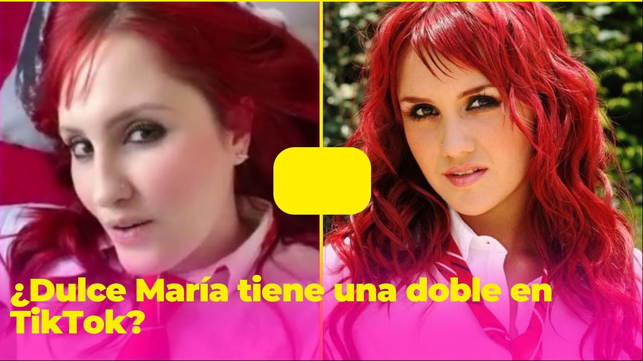 Dulce María tiene una asombrosa doble en TikTok: es idéntica a Roberta