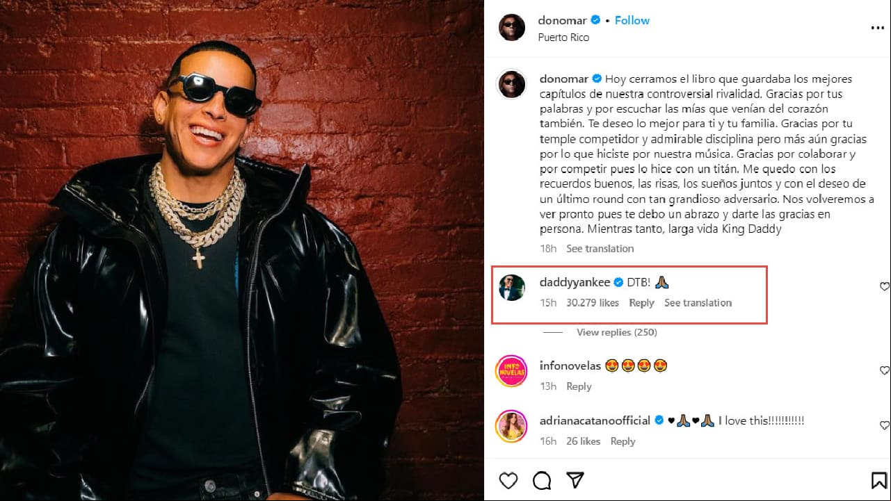 Don Omar y Daddy Yankee liman asperezas