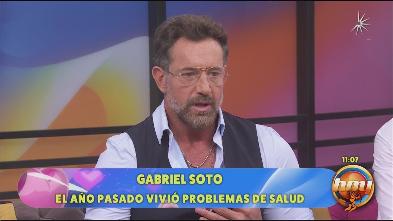 Gabriel Soto habla de los problemas de salud que vivió