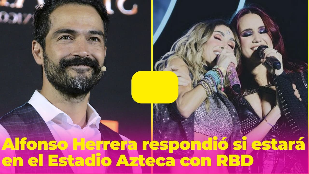 ¿Alfonso Herrera estará en el último concierto de RBD? Puso una 'condición' para acudir al Azteca