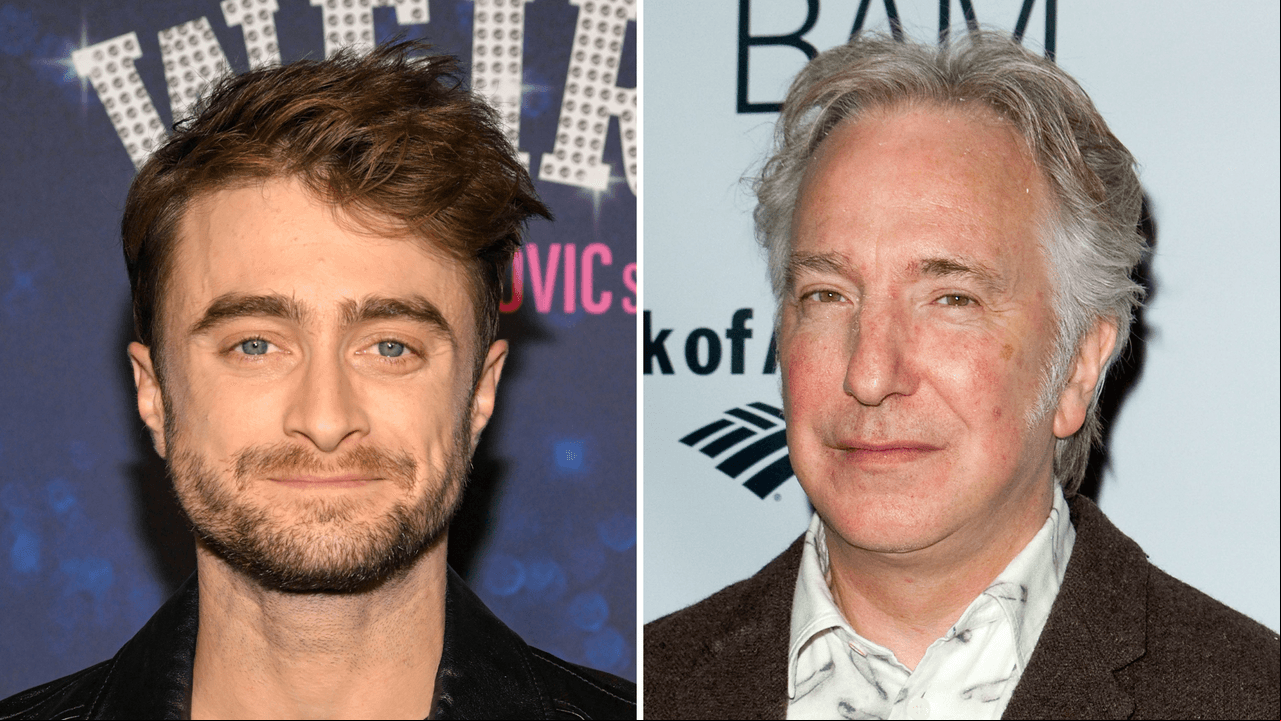 Con el tiempo, Alan Rickman se convirtió en un mentor para Daniel Radcliffe.
