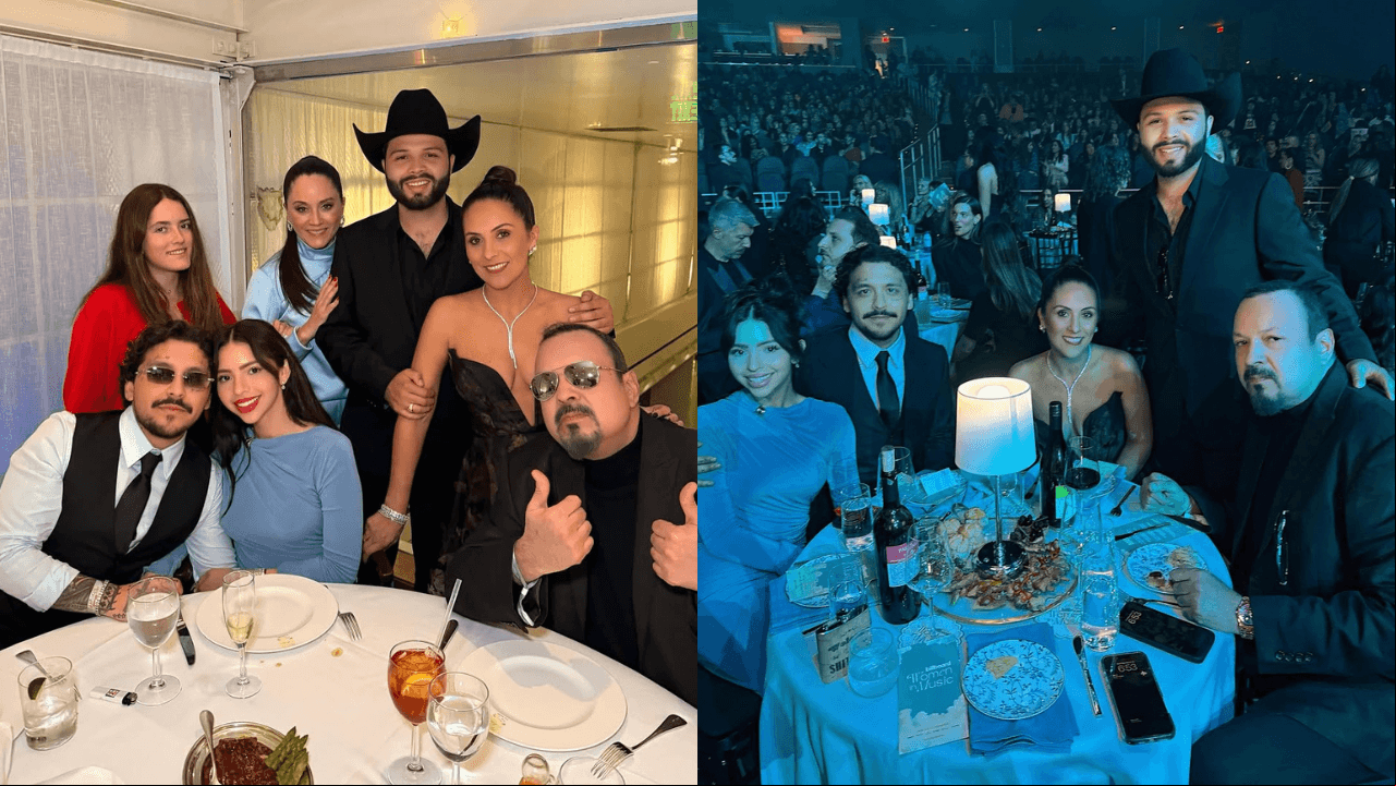 Nodal aparece junto a Ángela Aguilar y  de la dinastía Aguilar