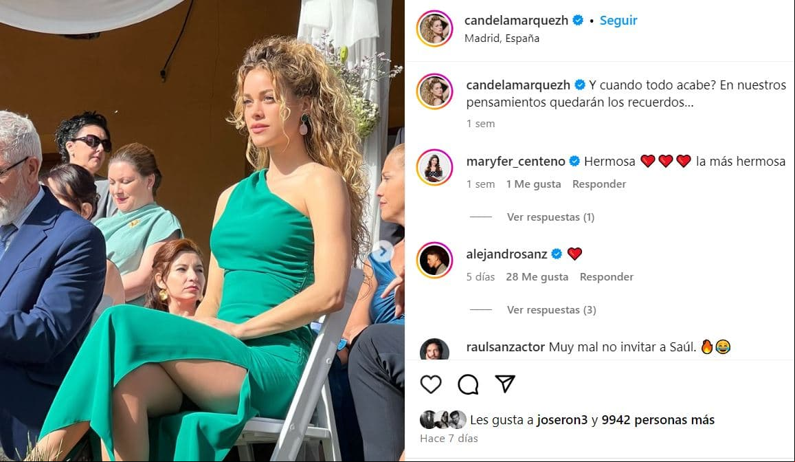 Captura Instagram Candela Márquez