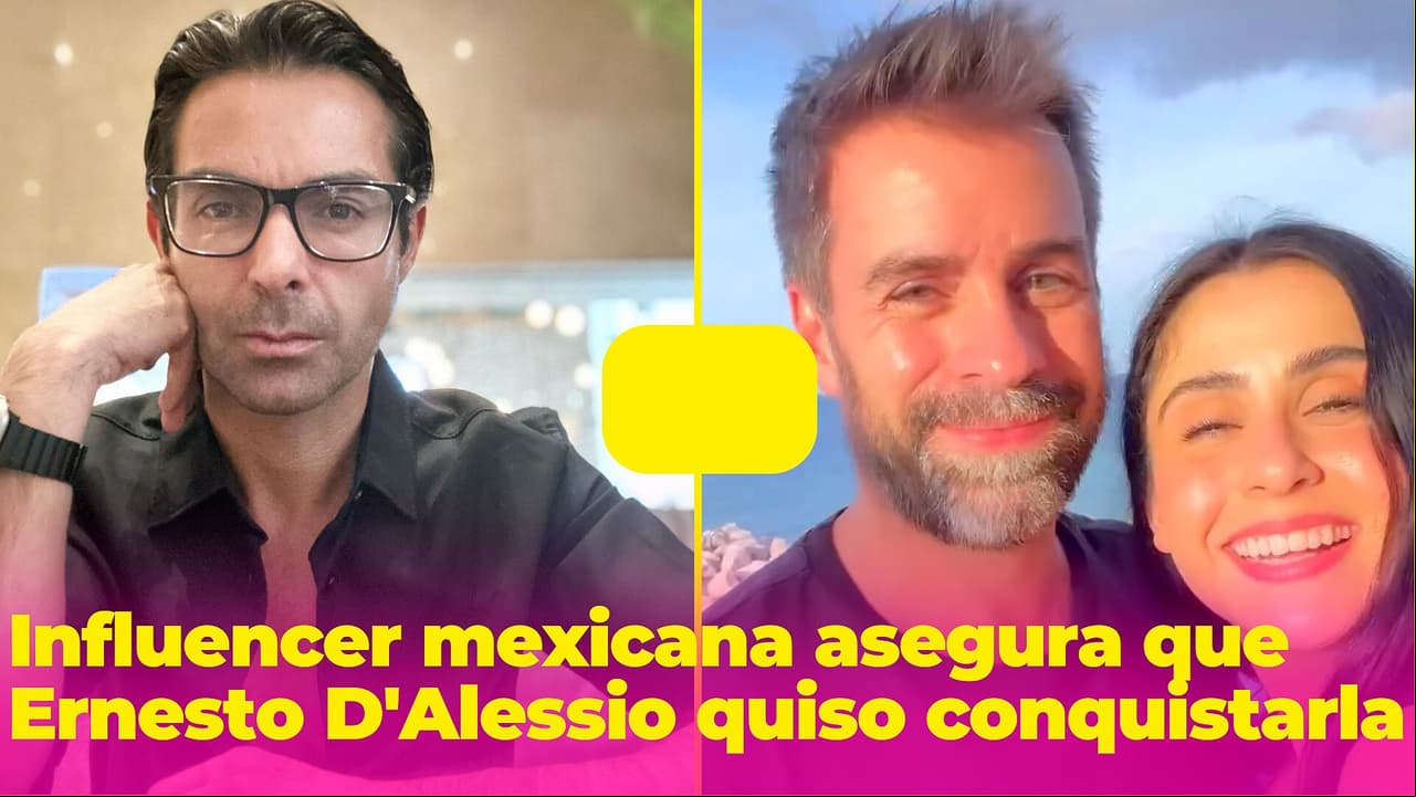 Ernesto D'Alessio intentó conquistar a una influencer comprometida, ¿quién es Lupita Villalobos?