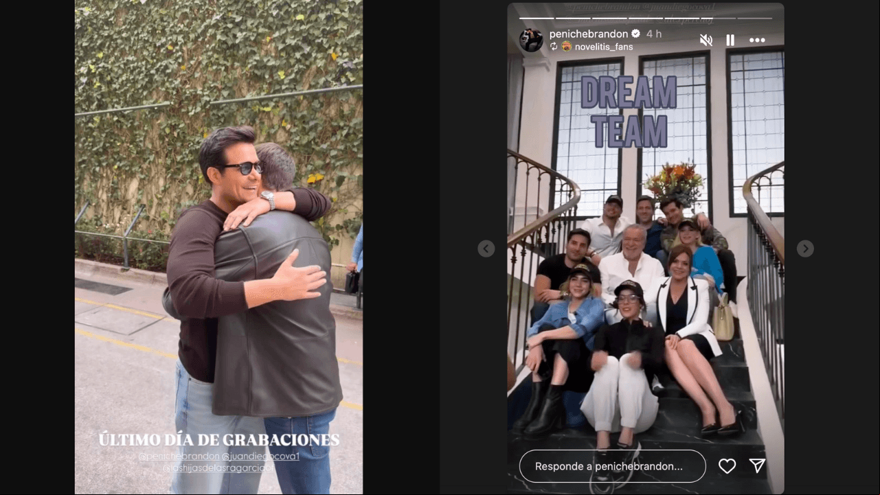 Brandon Peniche se despide de Las hijas de la señora García